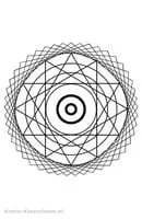 Mandalas Geo kleurplaat 14